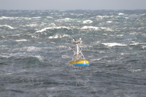Coastal Pioneer CNSM buoy at sea