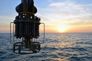 Sunset aboard R/V Neil Armstrong