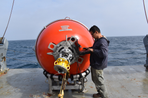 Dan Bogorff on Irminger 8 cruise
