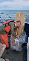 Jess Kozik preparing Core ARGO float