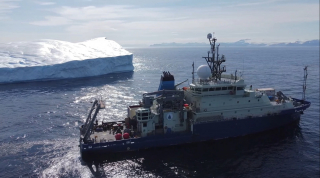R/V Armstrong in Irminger Sea
