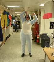 R/V Neil Armstrong Mate Amy celebrates Halloween