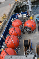 Dan Bogorff works on subsurface spheres