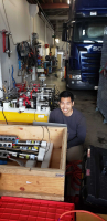 James Kuo checking instrumentation