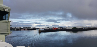 Sunrise in Reykjavik, Iceland