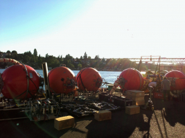 Papa Flanking Moorings on Dock