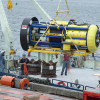 Information on East Coast Activities and Pioneer Array The Ocean Observatories Initiative team loads the Global Hybrid Profiler on Research Vessel Oceanus for the At Sea Test off the New England Coast. (Credit: Tom Kleindinst, Woods Hole Oceanographic Institution)