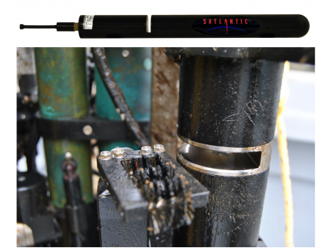 Sea-Bird provides dissolved nitrates instruments for the Ocean Observatories Initiative. Shown above is a SUNA sensor able to provide real-time chemical free nitrate calculations in deep ocean environments. (Photo provided by Satlantic, Inc.)