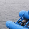 Cabled and Uncabled Endurance Array Components Deployed Deployment of the Endurance Washington Inshore Surface Mooring, on 07 October in 30m of water offshore of Grays Harbor, Washington. The multi-function node (MFN) in the foreground contains seafloor instruments and the mooring anchor, which is being lowered to the seafloor using the R/V Oceanus A-frame. The surface buoy of the mooring, which contains the communications equipment and surface instrumentation, is visible in the background. (Photo Credit: Craig Risien, OSU)