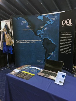 OOI Booth in the AGU Exhibit Hall. (Credit: OOI PMO Communications)