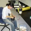 Graduate Student Cruise Opportunities Maintenance of acoustic instrument during her MS program in University of Maine (Darling Marine Center). Credit: Mei Sato