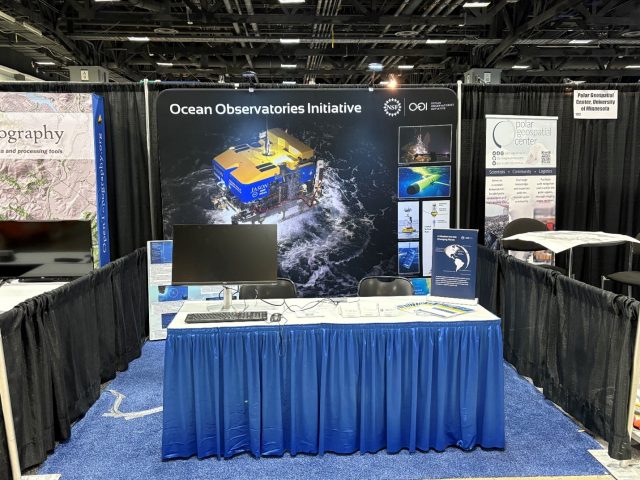 OOI booth at AGU 2024