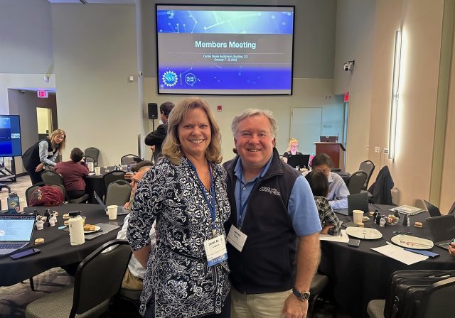 Dr. Carol Anne Clayson &amp; Dr. Jim Edson at the 2025 NCAR/UCAR Members' Meeting